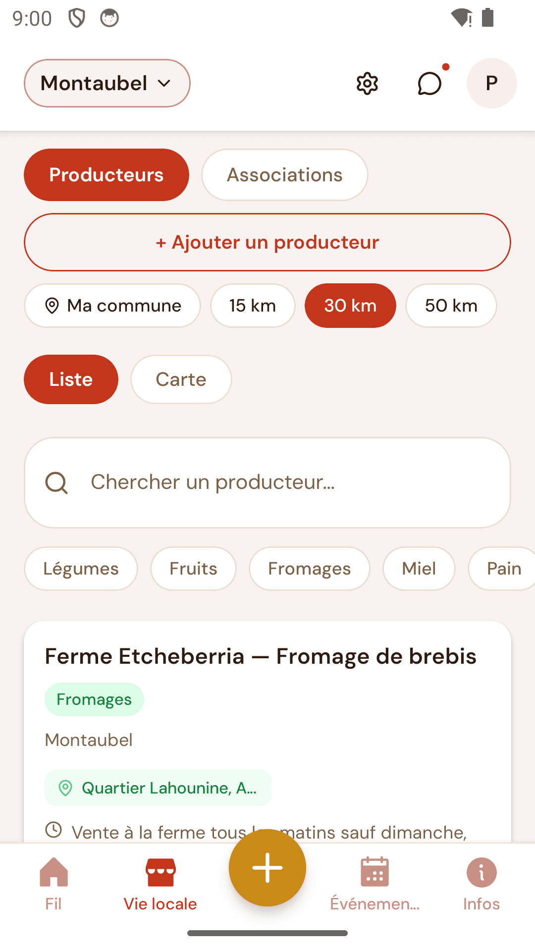 Annuaire des producteurs, artisans et associations